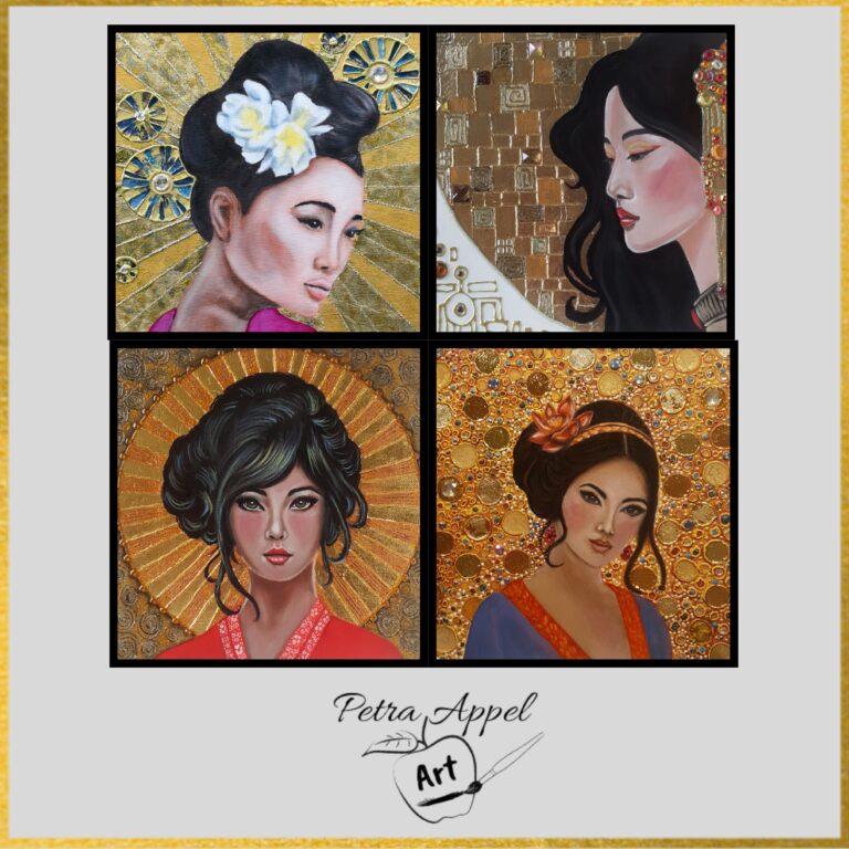 Muze in Gustav Klimt Style