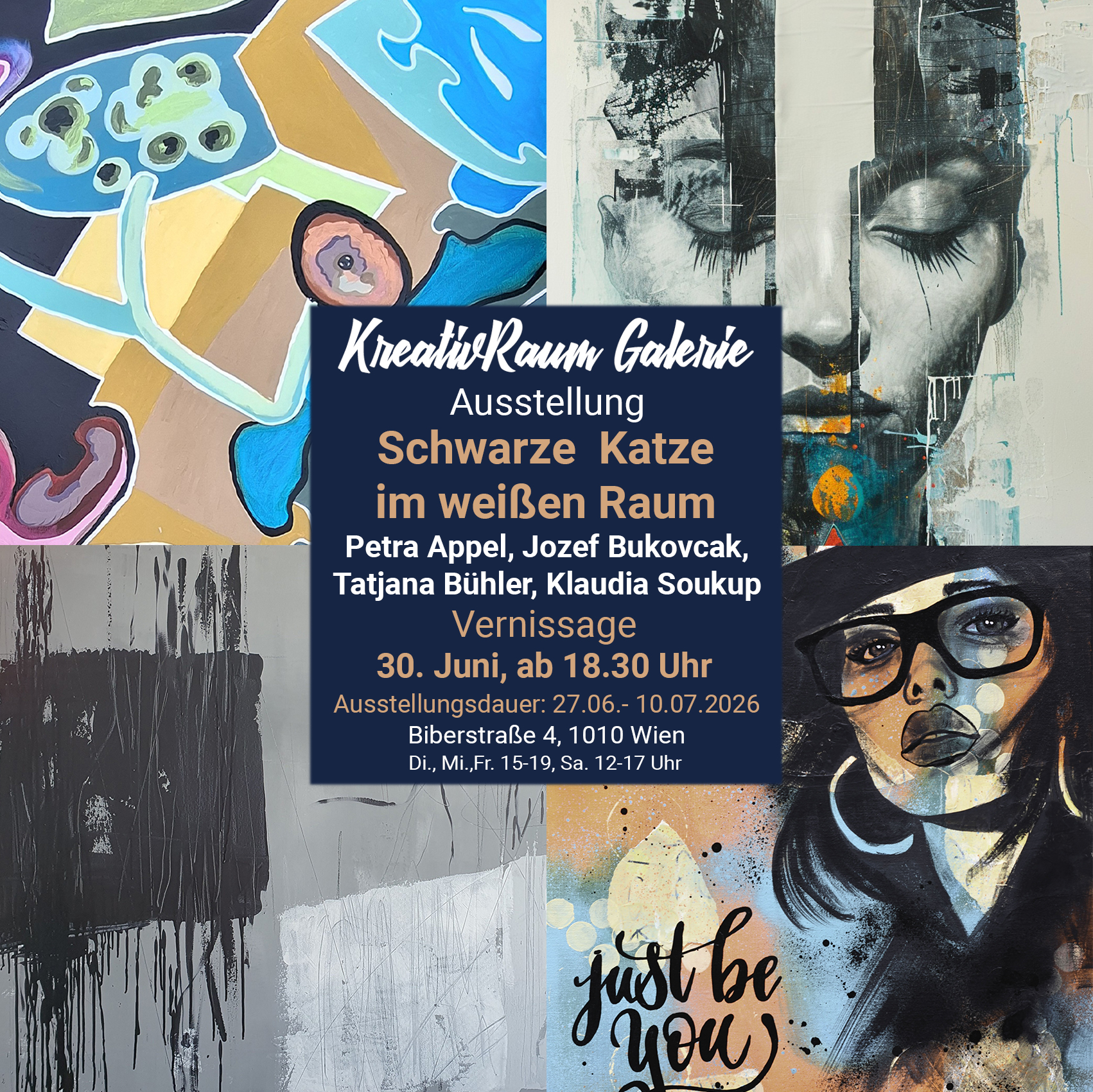 flyer Expositie KreativRaumGallerie